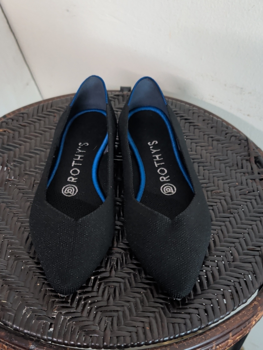 Rothys Black Ballet Flats Women Size 6